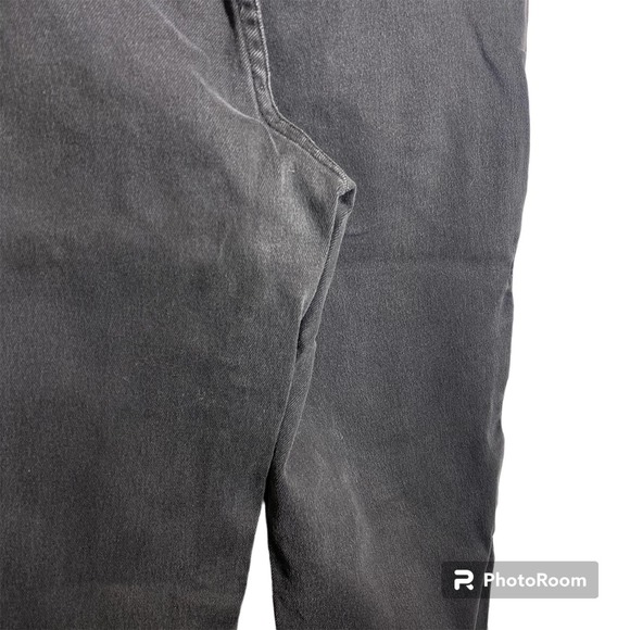 Vintage Lawman Cut Out Sides Studded Slim Fit Western Jeans Black VTG Size 7 - Picture 11 of 11